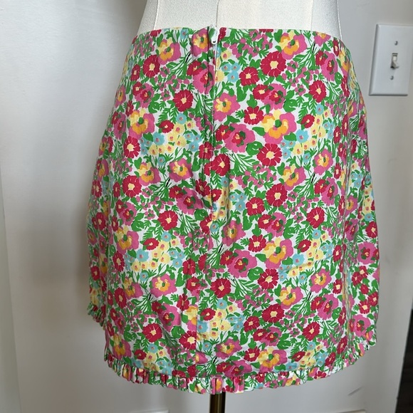 Lilly Pulitzer‎ Women’s Preppy Floral Pastel Colors Easter Spring Mini Skirt 4 - Picture 5 of 7